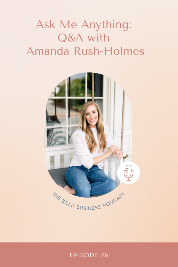 Ask Me Anything Q&A with Amanda Rush-Holmes